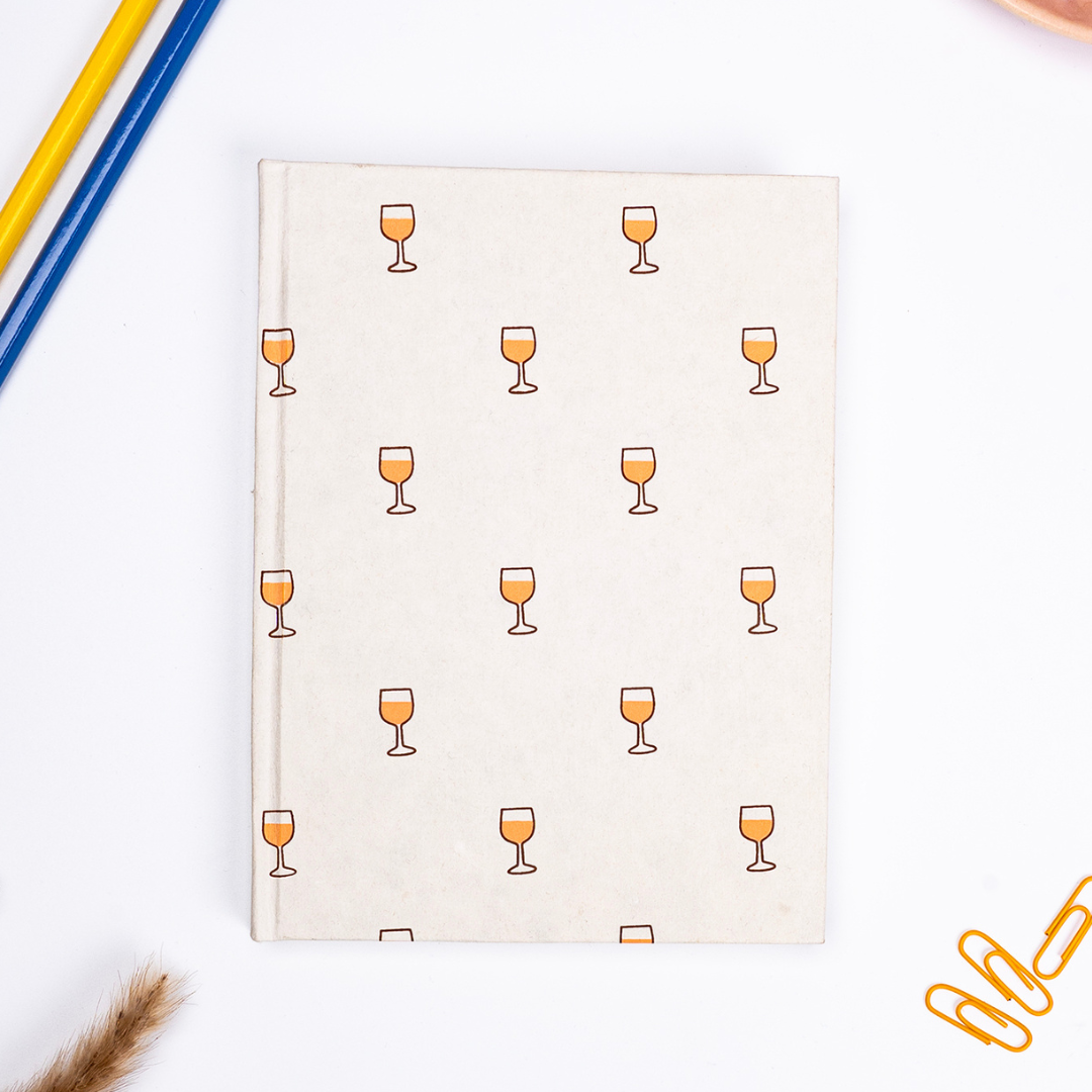 Artmansha 'Wine Glass' Hardbound Diary