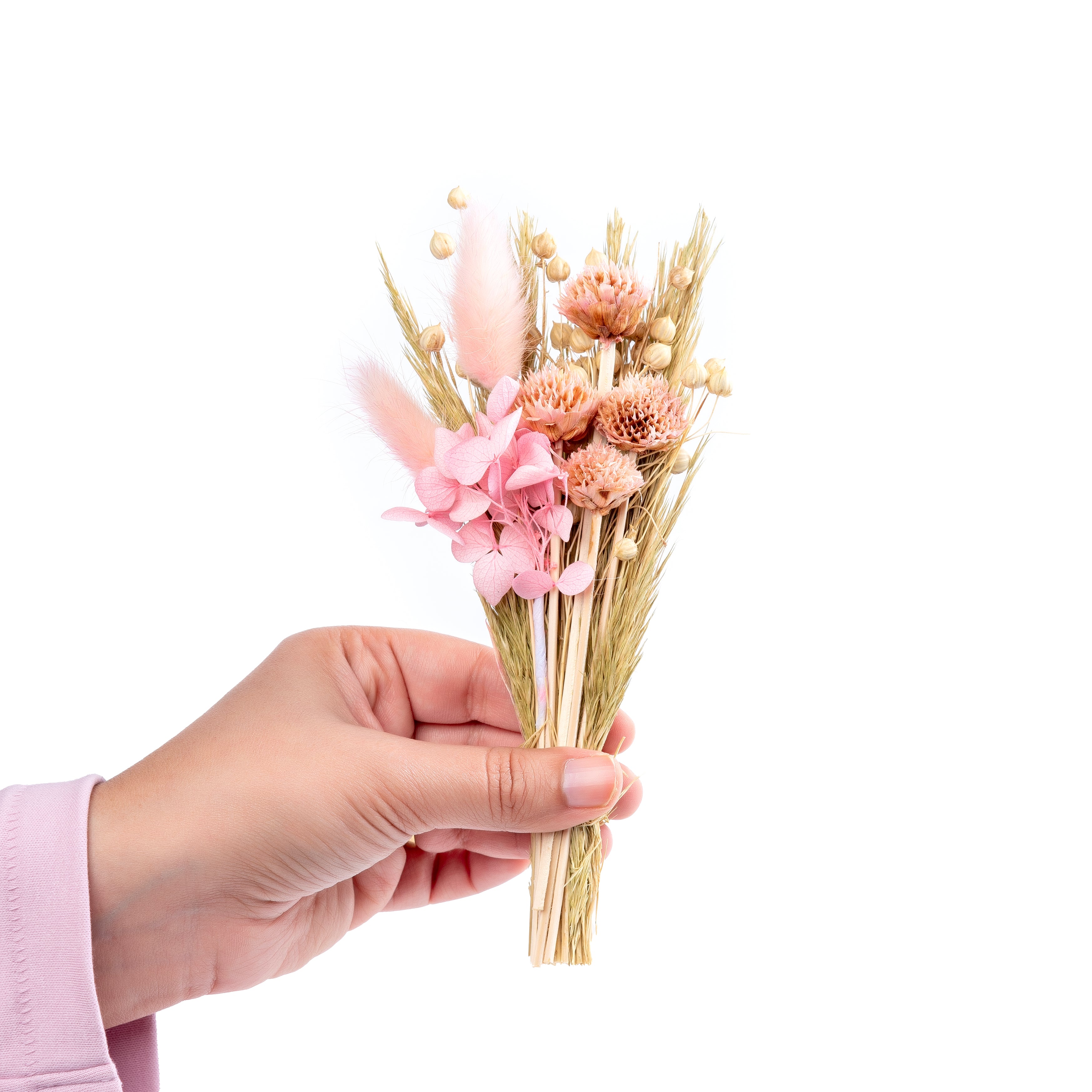 Blush Natural Dried Flowers Bouquet- Small