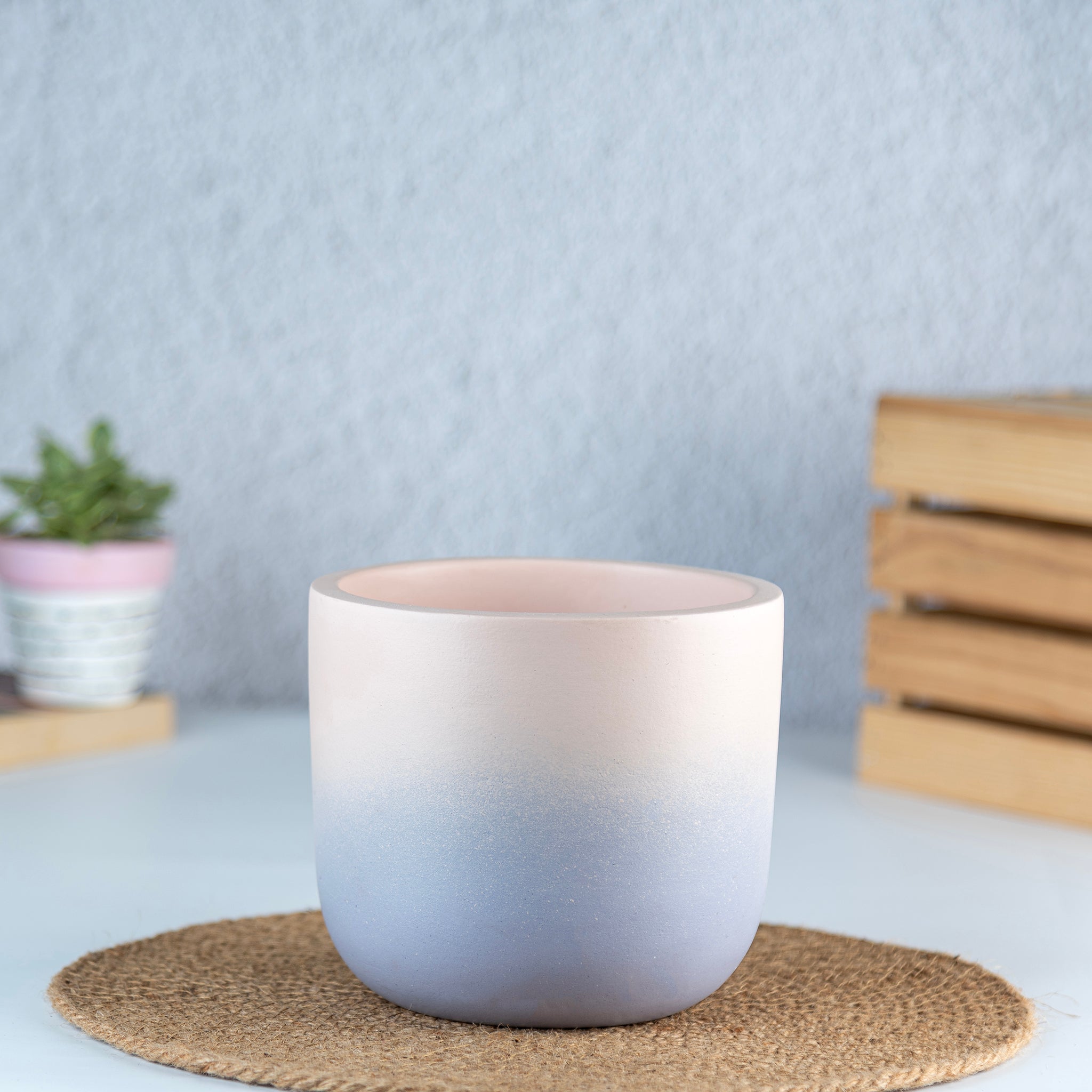 Artmansha Shaded Pink Terracotta Planter