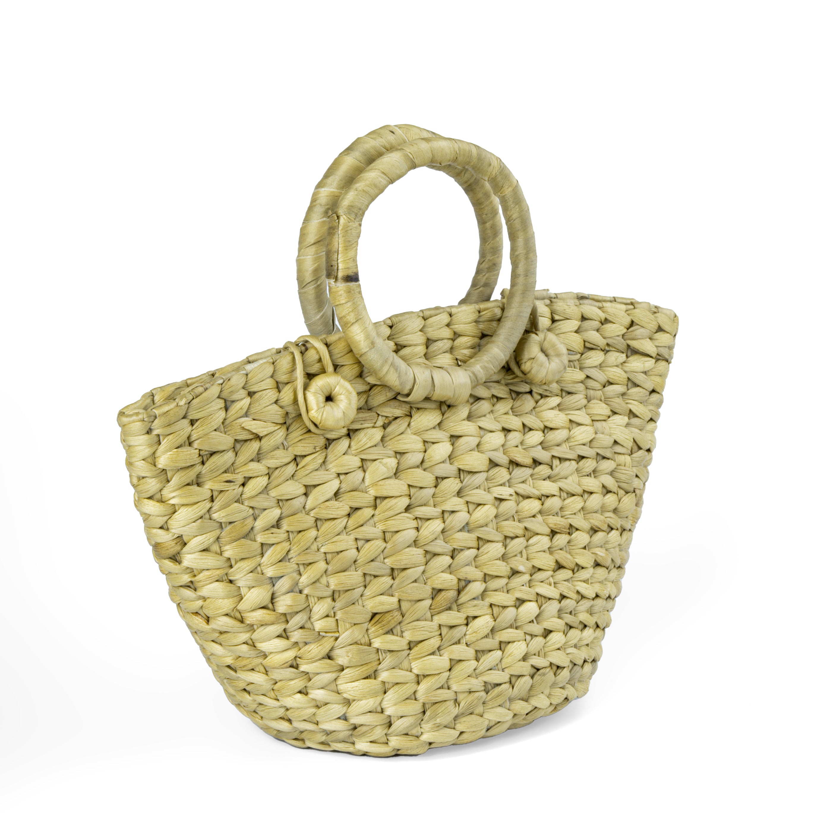 Natural Water Hyacinth Handcrafted Mini Tote